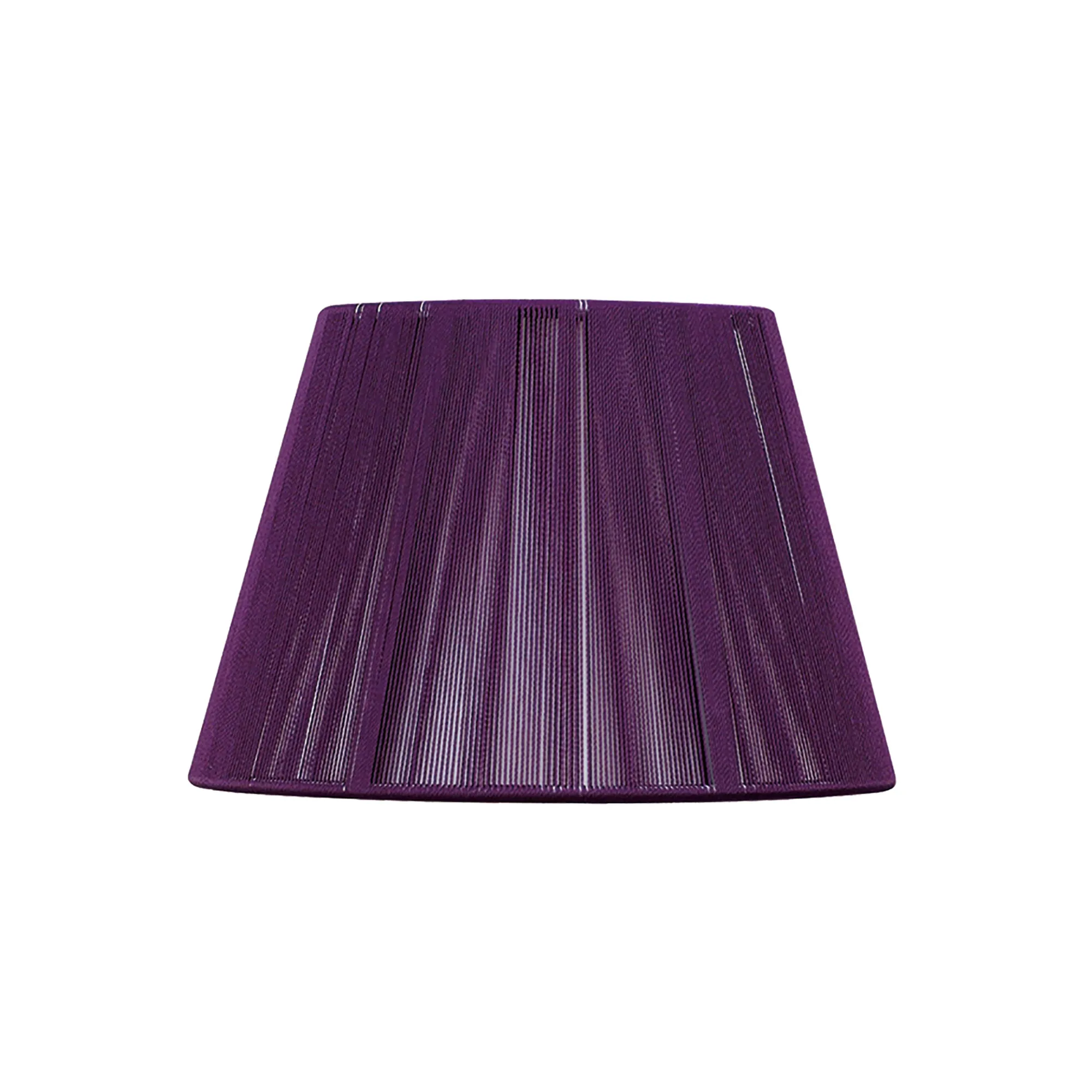 MS061  Silk 30cm String Shade Aubergine